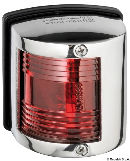 Fanale U85 inox rosso